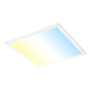 Brilo - Plafonnier LED dimmable LED/21W/230V 3000-6500K 38x38 cm blanc + télécommande