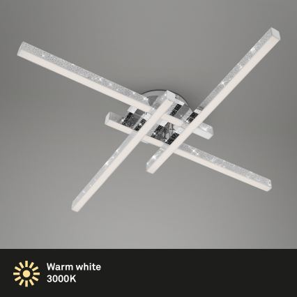 Brilo - Plafonnier LED REY 4xLED/5W/230V chrome brillant