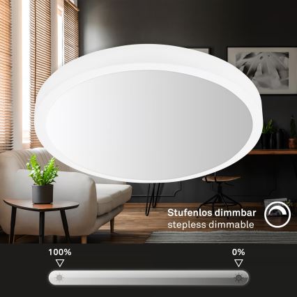 Brilo - Plafonnier LED RGBW dimmable LED/20W/230V 2200-6500K Wi-Fi Tuya Ø 27 cm