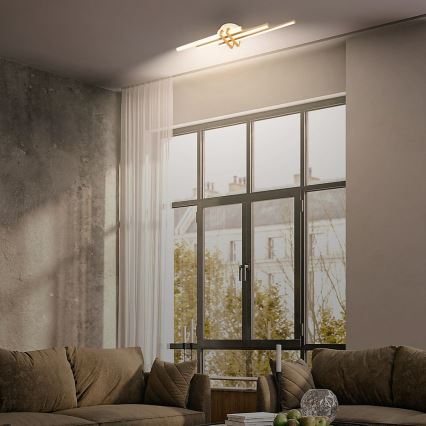 Brilo - Plafonnier LED TINKA LED/21W/230V 3000K cuivré