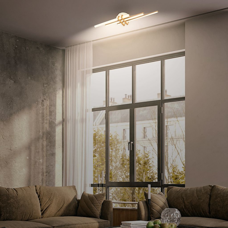 Brilo - Plafonnier LED TINKA LED/21W/230V 3000K cuivré