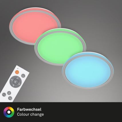 Brilo - RGB LED Dimmerabile Soffitto Lampada LED/40W/230V 3000-6500K + Remote Control