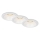 Brilo - SET 3x Badezimmer-Einbauleuchte 1xGU10/9W/230V IP23 weiß