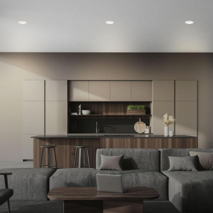 Brilo - SET 3x Badezimmer-Einbauleuchte 1xGU10/9W/230V IP23 weiß