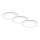Brilo - SET 3x LED-Einbauleuchte für Badezimmer LED/4W/230V IP44 3000/4000K weiß