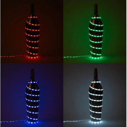Brilo - Striscia LED RGBW dimmerabile 6,5m LED/22W/230V + telecomando