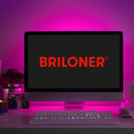 Brilo - Striscia LED RGBW dimmerabile 6,5m LED/24W/230V + telecomando