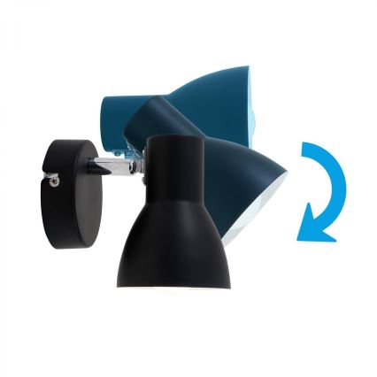 Briloner 10698889 - Faretto da parete 1xE14/25W/230V nero