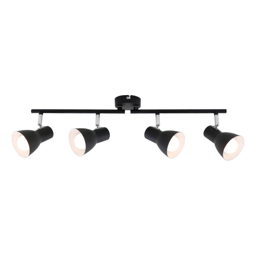Briloner 10698890 - Faretto 4xE14/25W/230V nero