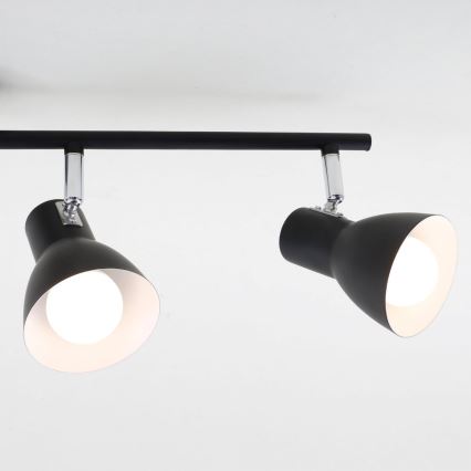 Briloner 10698890 - Faretto 4xE14/25W/230V nero