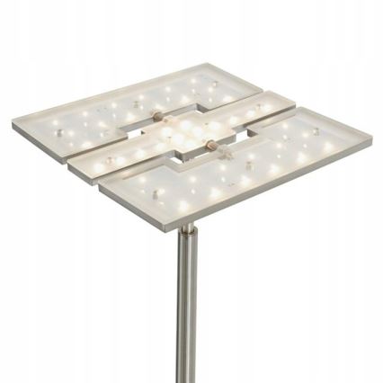 Briloner 1328-022 - Lampada da terra dimmerabile a LED LED/21W/230V + LED/3,5W cromo opaco