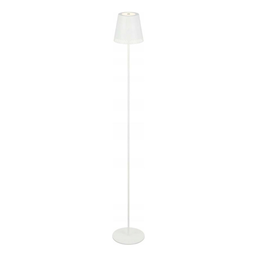 Briloner 1438016 - LED Dimmbar Touch Stehleuchte 3in1 LED/3,5W/5V IP44 3000K 38-130 cm weiß