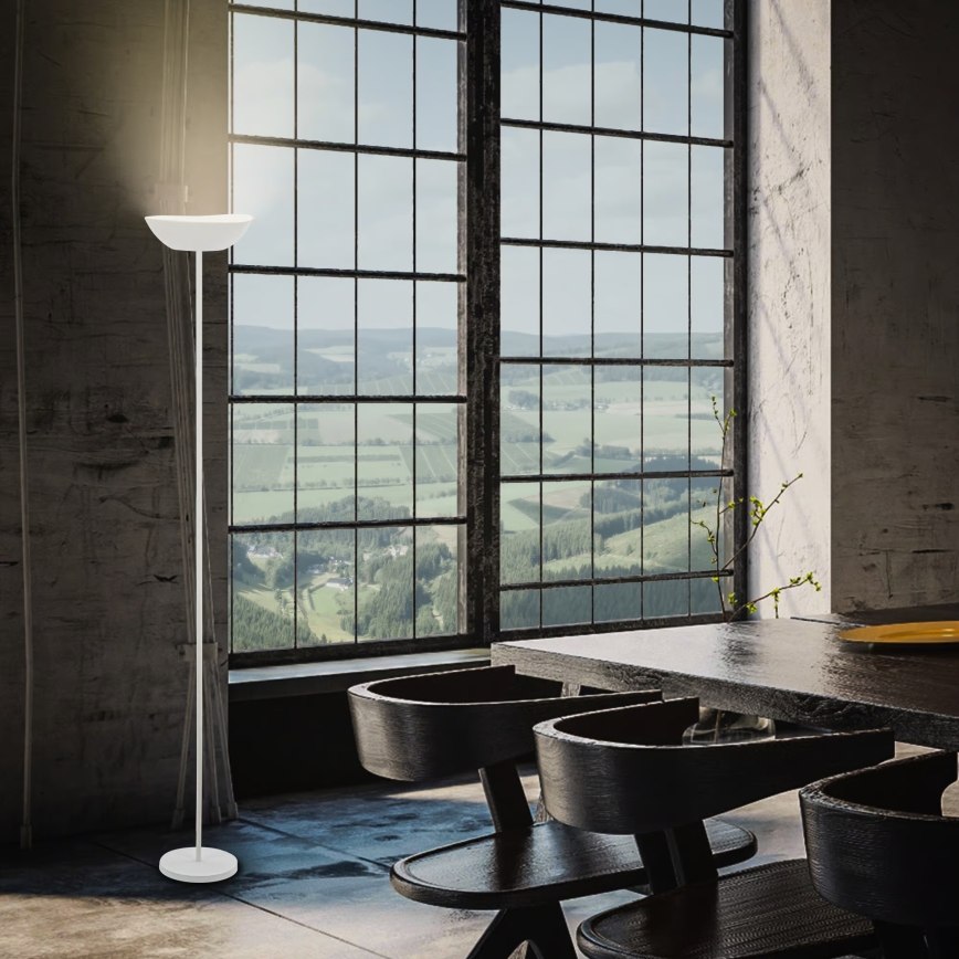 Briloner 1500016 - Lampadaire LED dimmable ESTATE LED/8W/5V 4000 mAh blanc