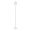 Briloner 1507016 - Lampadaire LED dimmable KIKI LED/4,3W/5V IP44 2600 mAh blanc