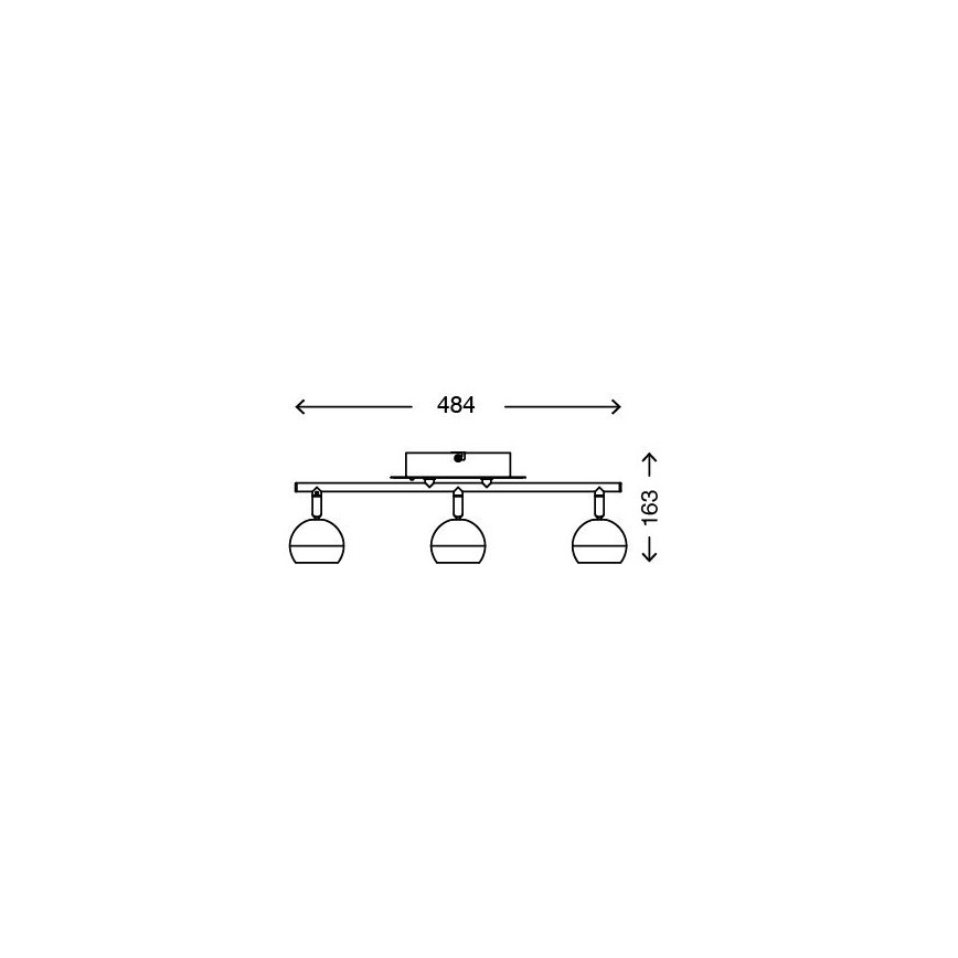 Briloner 2040-032 - LED RGB Dimmbare Spotleuchte 3xLED/3,3W/230V + Fernbedienung