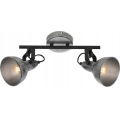 Briloner 2049-024 - Spot RETRO 2xE14/40W/230V gris