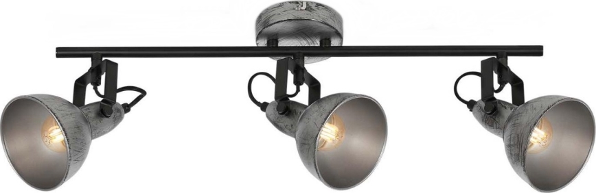 Briloner 2049-034 - Spot RETRO 3xE14/40W/230V gris