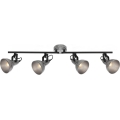 Briloner 2049-044 - Spot RETRO 4xE14/40W/230V gris