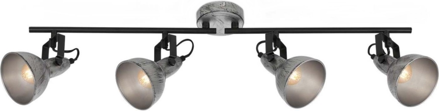 Briloner 2049-044 - Strahler RETRO 4xE14/40W/230V grau