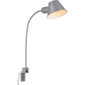 Briloner 2079-014 - Applique murale flexible 1xE27/10W/230V argent