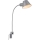 Briloner 2079-014 - Flexible Wandleuchte 1xE27/10W/230V silbern