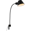 Briloner 2079-015 - Lampada flessibile a parete 1xE27/10W/230V nero