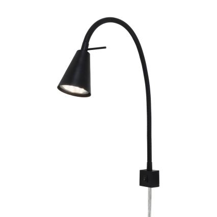 Briloner 2080-015 - Applique a LED COMFORT LIGHT 1xGU10/5W/230V nero