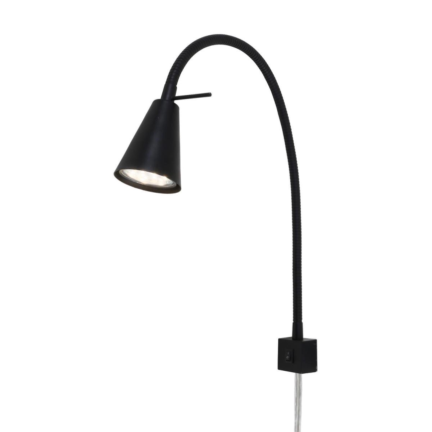 Briloner 2080-015 - Applique a LED COMFORT LIGHT 1xGU10/5W/230V nero