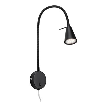 Briloner 2082-015 - Applique a LED COMFORT LIGHT 1xGU10/5W/230V nero