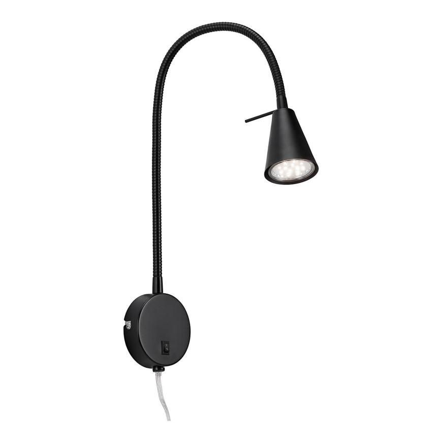 Briloner 2082-015 - Applique a LED COMFORT LIGHT 1xGU10/5W/230V nero