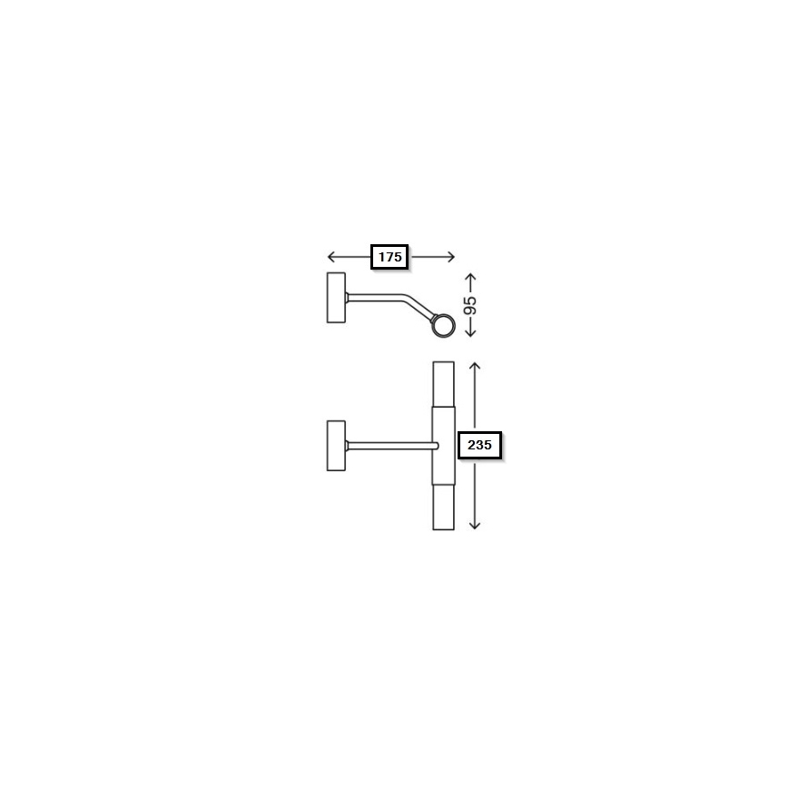 Briloner 2096-022 - Applique murale LED 2xG9/2,25W/230V