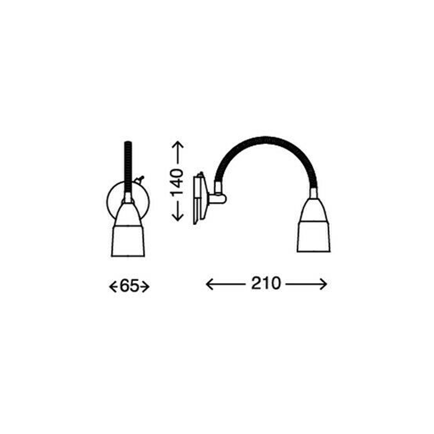 Briloner 2097-018 - Illuminazione a LED per specchi SPLASH 1xG9/2,5W/230V