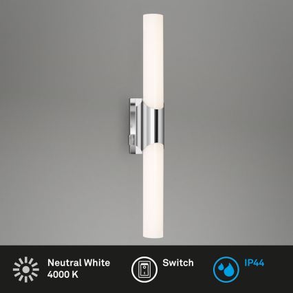 Briloner 2111-118 - Applique murale LED salle de bain SPLASH LED/11W/230V IP44