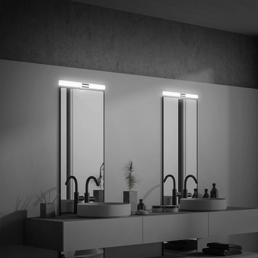 Briloner 2113-118 - Illuminazione a LED per specchi da bagno LED/12W/230V IP44 47 cm cromo lucido