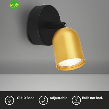 Briloner 2145-017 - Faretto da parete orientabile 1xGU10/9W/230V