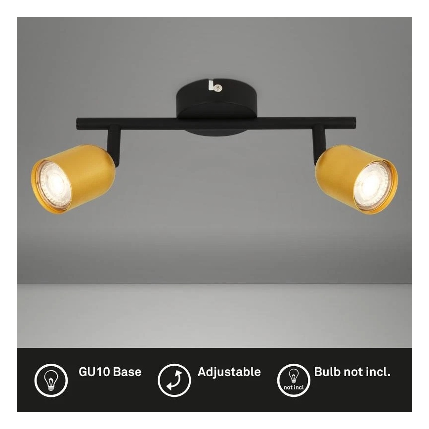 Briloner 2145-027 - Moderner Deckenspot für 2x GU10, 9 W, 230 V