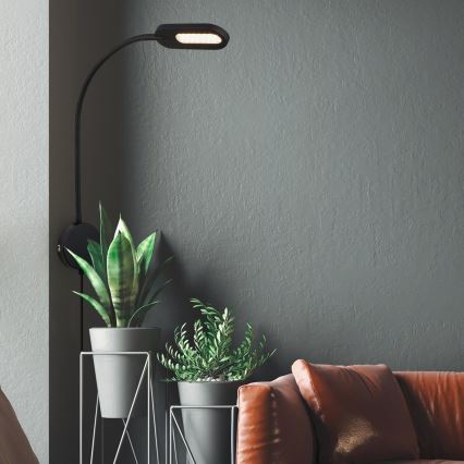 Briloner 2177015 - LED Dimmbar flexible wall Leuchte LED/6W/230V schwarz