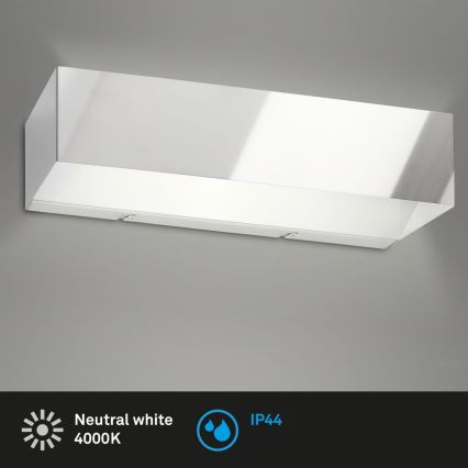 Briloner 2204-018 - Applique murale extérieure LED/8W/230V IP44 chrome brillant