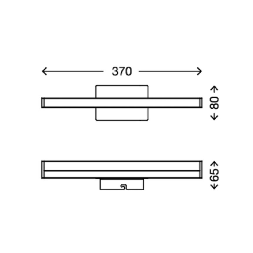 Briloner 2206-018 - Éclairage miroir salle de bain SPLASH LED/6W/230V IP23