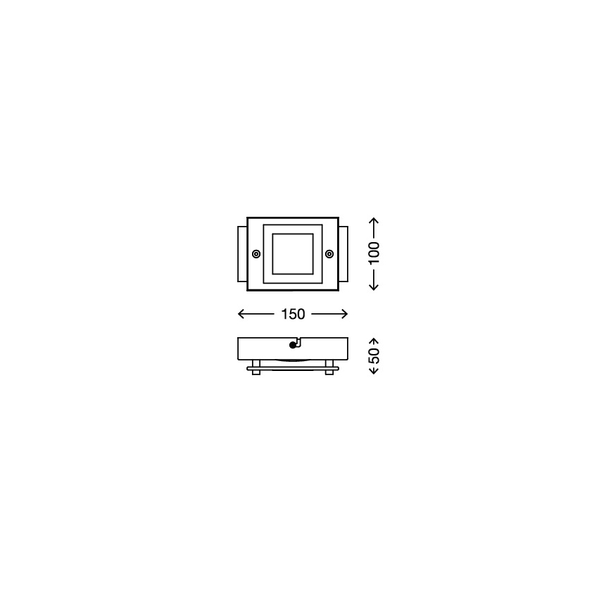 Briloner - 2213-018 - Plafonnier salle de bain SPLASH LED/4,5W/230V IP44