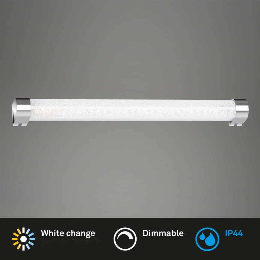 Briloner 2243-018 - Illuminazione specchio da bagno LED dimmerabile COOL&COSY LED/8W/230V 2700/4000K IP44