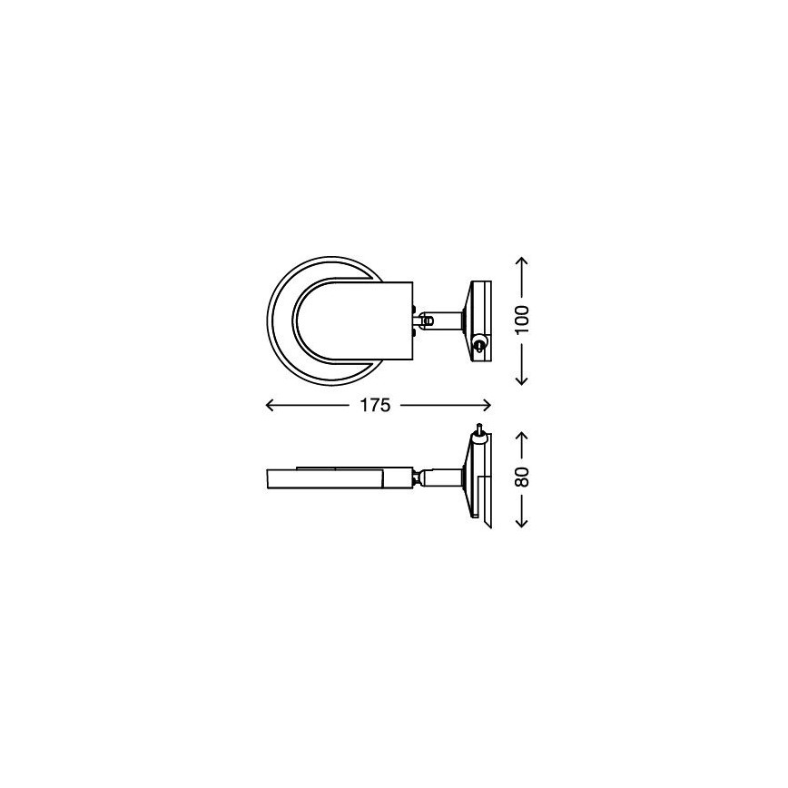 Briloner 2297-018 - Illuminazione a LED per specchi SURF 1xLED/4,5W/230V