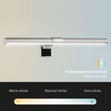 Briloner 2303-014 - Luce LED dimmerabile per schermo LED/3,5W/5V 3000/4500/6500K