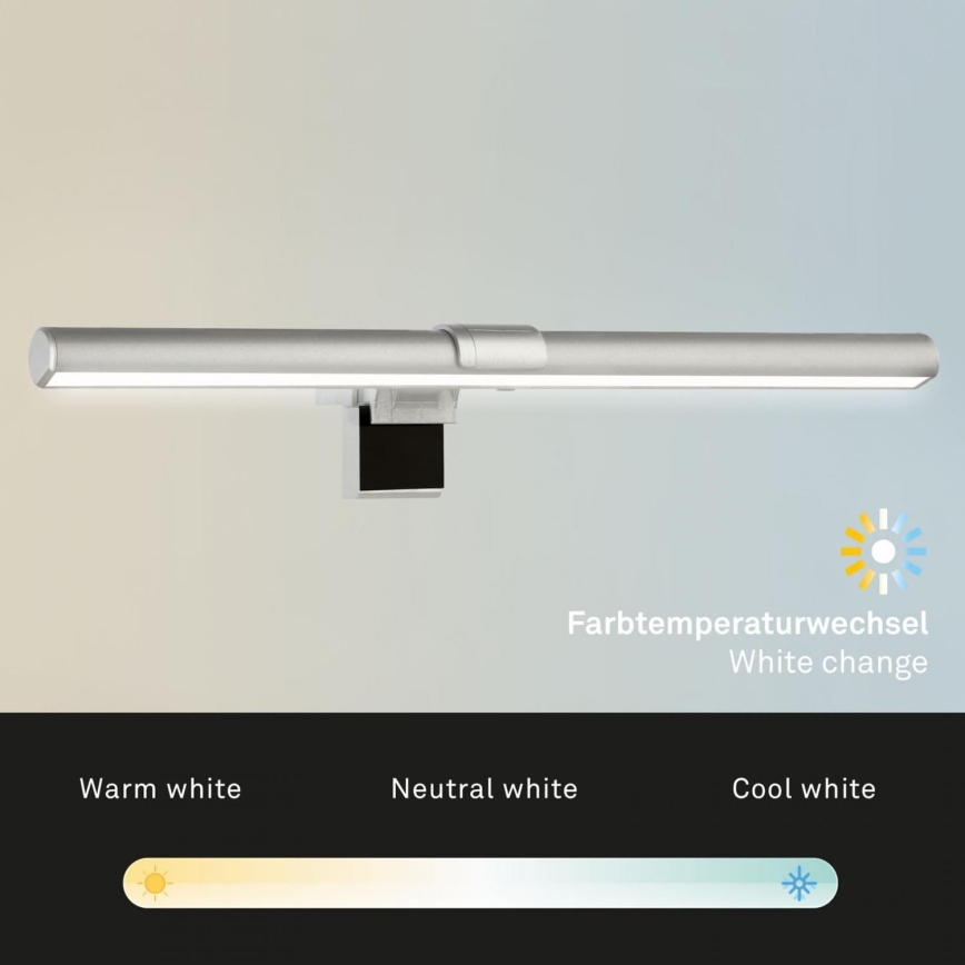 Briloner 2303-014 - Luce LED dimmerabile per schermo LED/3,5W/5V 3000/4500/6500K