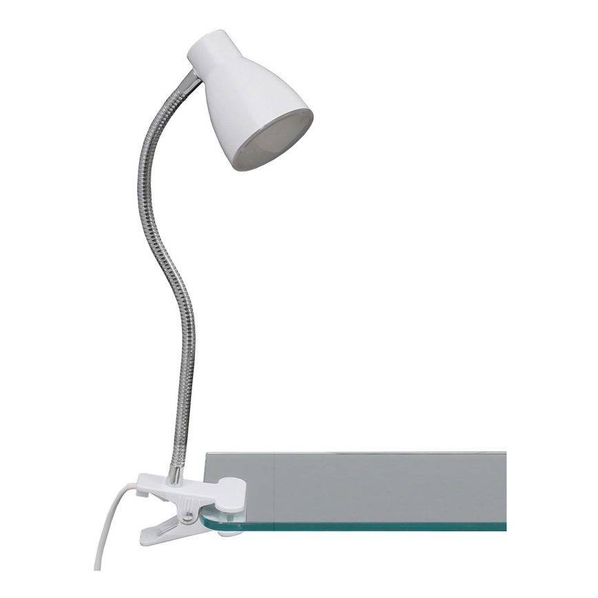 Briloner 2615-016P - Lampada con morsetto LED GRIP LED/2,5W/230V bianco