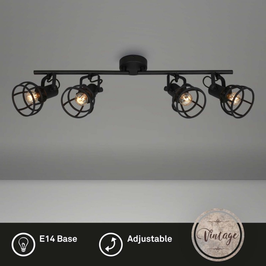Briloner 2669-045 - Spot RETRO 4xE14/25W/230V