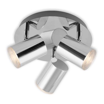Briloner 2731-038 - Spot CUP 3xGU10/5W/230V IP44 chrome brillant