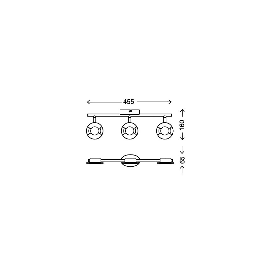Briloner 2798-022 -Faretto STONE  LED 3xLED/4,5W/230V