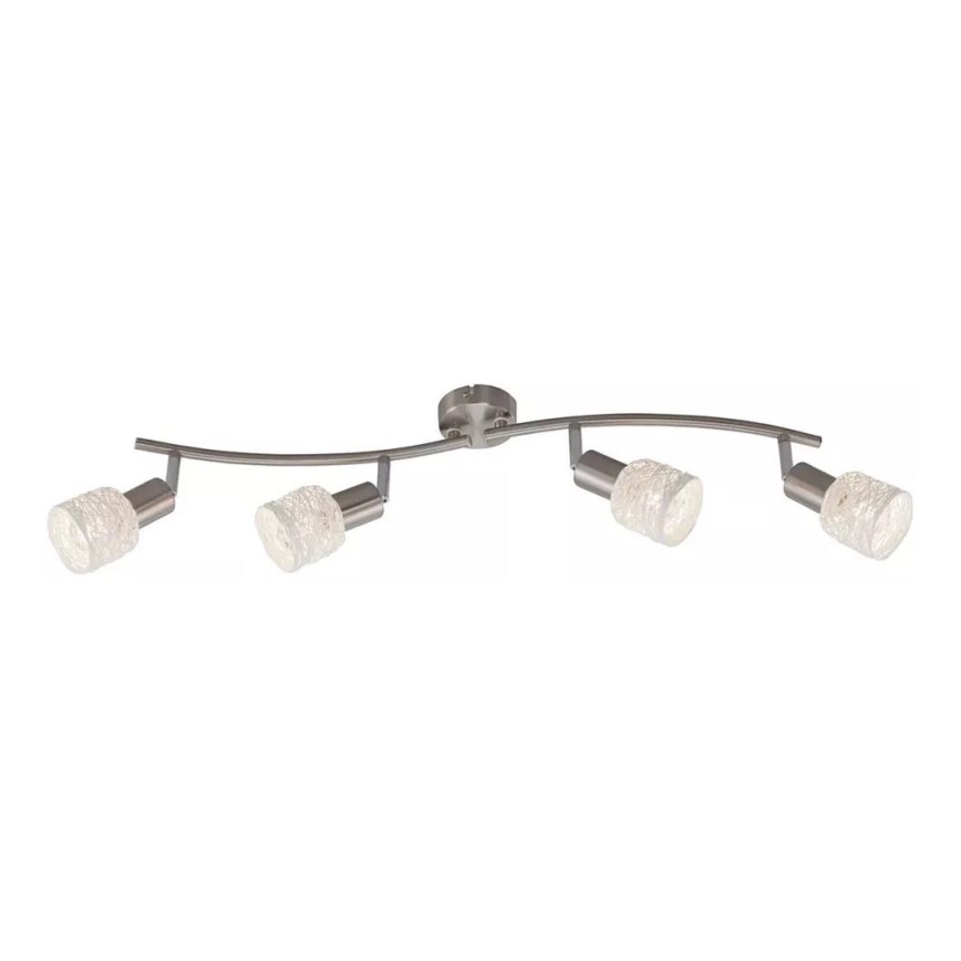 Briloner 2826-042 - Faretto SPOT 4xE14/6W/230V cromo opaco
