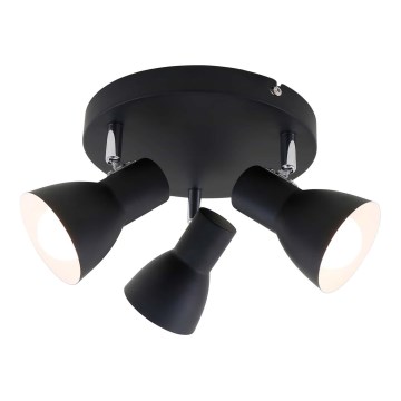 Briloner 2860-035 - Faretto CUP 3xE14/25W/230V nero